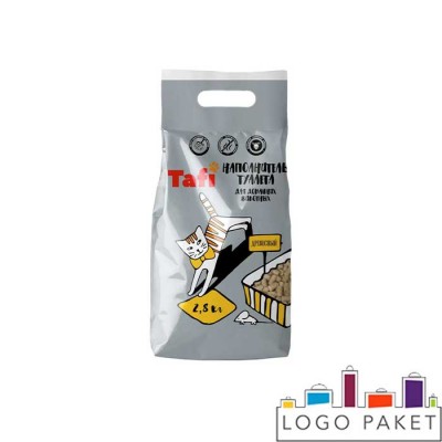 Пакет дой-пак с овальной ручкой