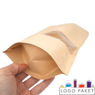 Пакеты дой-пак с замком zip-lock и скругленными углами, размер 160×250×40 мм