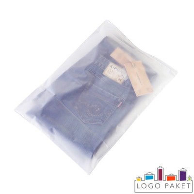Пакет-слайдер для одежды полупрозрачный с рисунком  