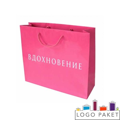 Бумажные пакеты розовые