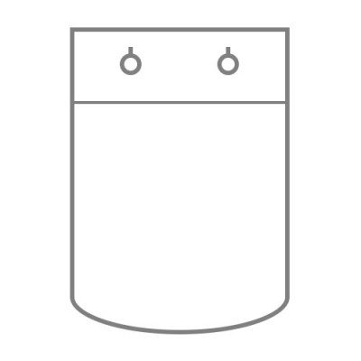 БОПП пакет с клапаном на клипсе, круглым дном и специальными просечками
