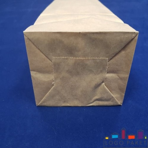 Крафт пакет с прозрачными боковыми вставками, 13×7×31 см