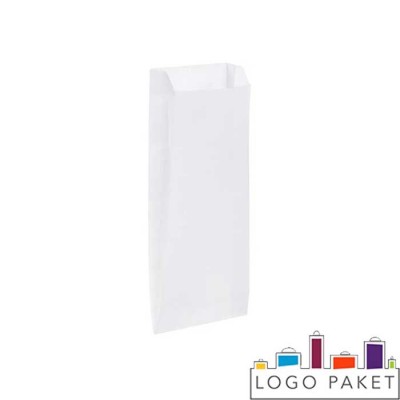Белый крафт-пакет без ручек 