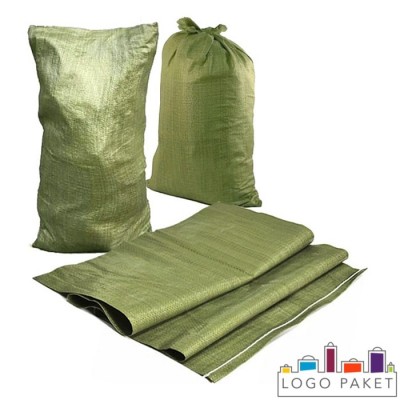 Мешки полипропиленовые 40 кг зеленые