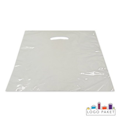 Прозрачный ПВД пакет с вырубной ручкой Прозрачный ПВД пакет с вырубной ручкой
