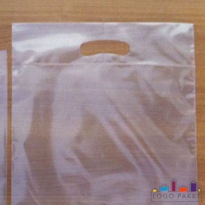 Прозрачный ПВД пакет с вырубной ручкой Прозрачный ПВД пакет с вырубной ручкой