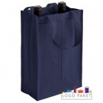 Сумка из спанбонда для бутылок 18х28х9 (две секции)