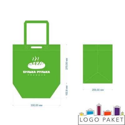 Сумка из спанбонда с логотипом Сумка из спанбонда с логотипом