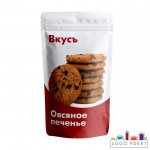 Пакет дой-пак (doy pack) для печенья