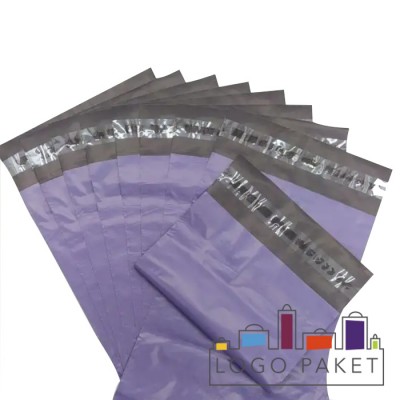 Курьерские пакеты фиолетовые с клеевым клапаном 40 мм, размер 170х300 мм