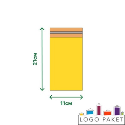 Курьерские пакеты 110х210 мм