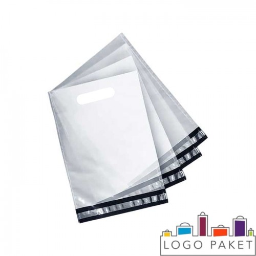Курьерский пакет прозрачный с ручкой 