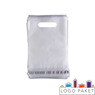 Курьерский пакет прозрачный с ручкой