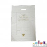 Пакет для белья ПНД с вырубными неукрепленными ручками 39х60 см 