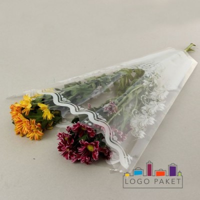 Пакет-трапеция без подпайки  для цветов  