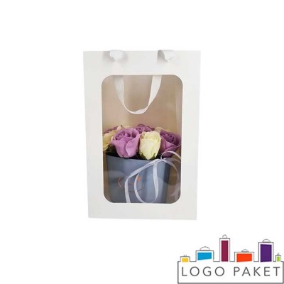 Подарочный пакет с окном