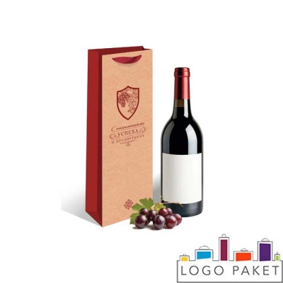 Подарочный пакет под бутылку