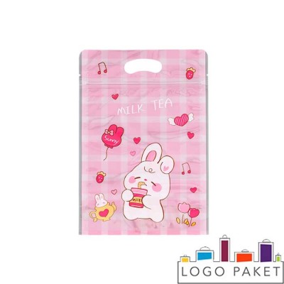 Подарочный пакет с замком zip-lock