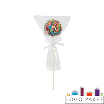 Прозрачные пакетики для леденцов с логотипом 