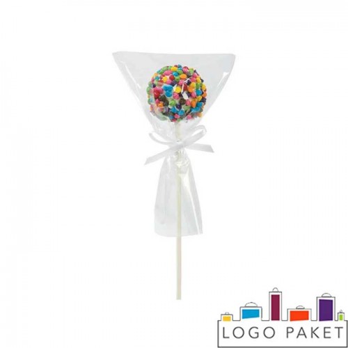 Прозрачные пакетики для леденцов с логотипом 
