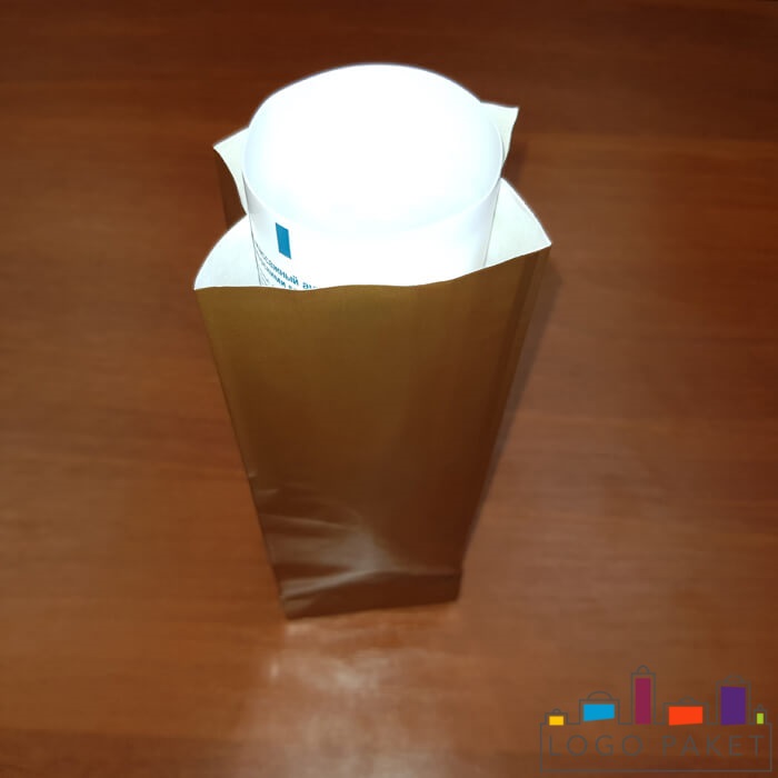Пакеты трехслойные ламинированные для чая/кофе бронза