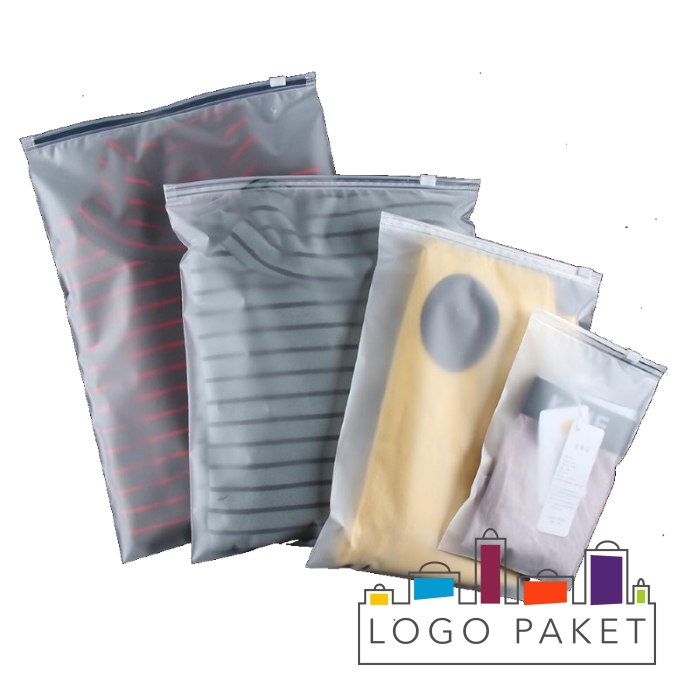 Готовые матовые пакеты zip-lock с бегунком для упаковки товаров.