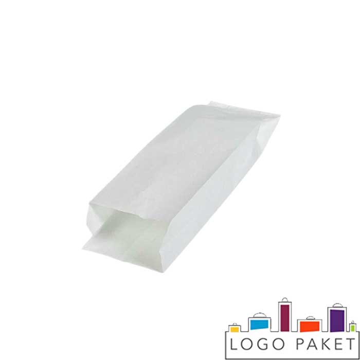 Бумажные белые крафт-пакеты 