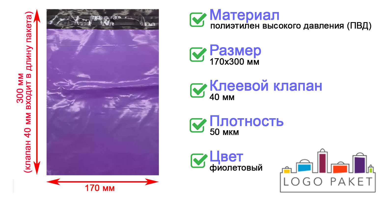 Курьерские пакеты фиолетовые инфографика 