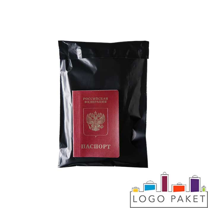 Курьерские пакеты черные 170х240 мм 