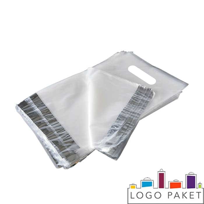 Курьерский пакет прозрачный с ручкой 