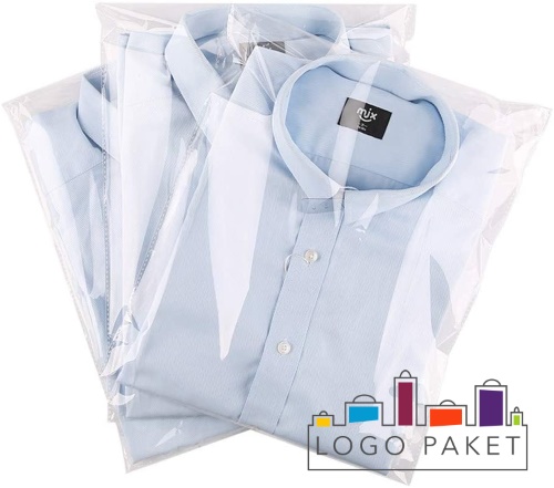 Пакет прозрачный для мужских сорочек с клеевым клапаном