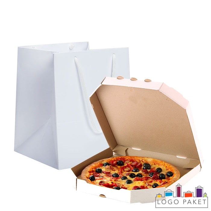 Бумажные пакеты для коробок под пиццу 