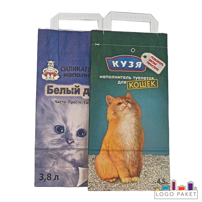 Крафт-пакет для наполнителя кошачьего туалета