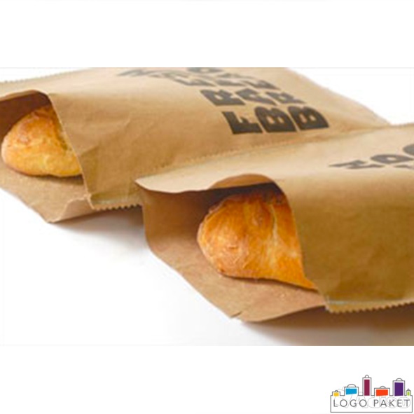 Бумажные пакеты для хлеба, полуоткрытые с гравировкой